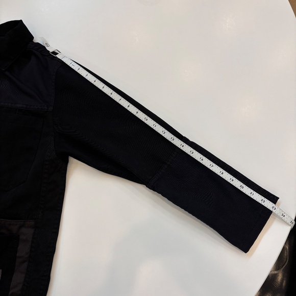 Wasted Collective One-Of-A-Kind Utility Jacket, Black & Dark Grey Unisex XS NWOT - Picture 7 of 8